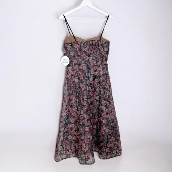 NWT LOST+WANDER Botanique Midi Dress - Picture 3 of 5